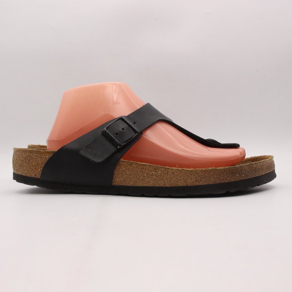 Men's Black Strap Cork Footbed Sandal - Unbranded